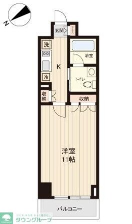 プラティーク清澄白河の物件間取画像